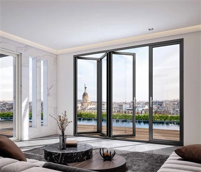 Aluminium tweekleppige buitendeuren